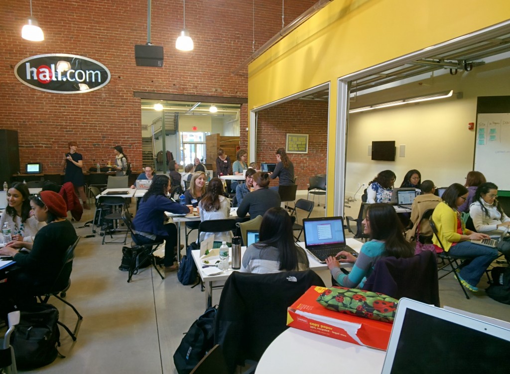 LadyHacks, Women Coders coming together. (2014) @coreylatislaw.com